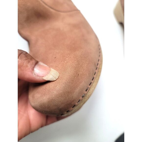 Dansko Women's Tan Leather Ankle Boots With Side Zipper Size 39 - Picture 16 of 16